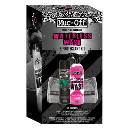 Muc-Off Motorcycle Waterless Wash & Protectant Kit - Adventure Parts
