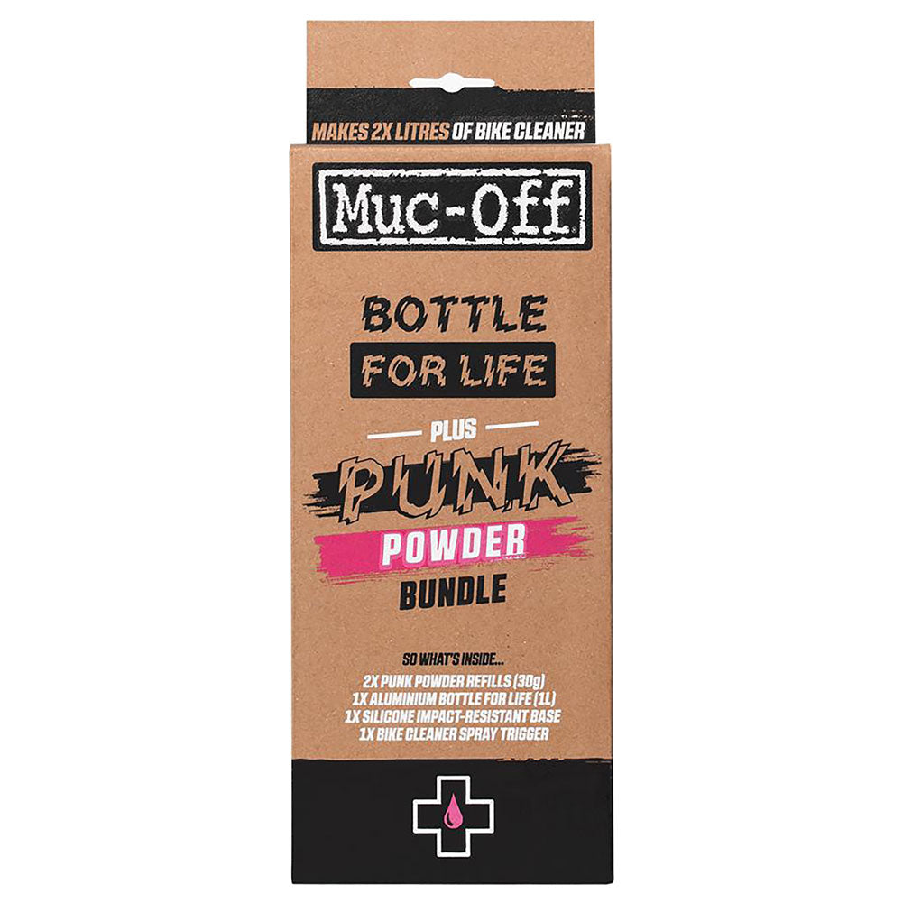Muc-Off Bottle For Life Punk Powder Bundle - Adventure Parts