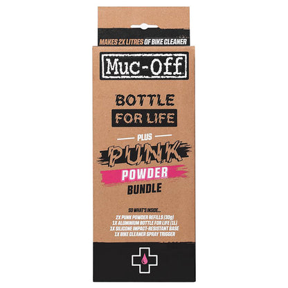 Muc-Off Bottle For Life Punk Powder Bundle - Adventure Parts
