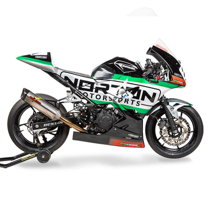 Hotbodies Racing Race Norton Motorsports GP Race Bodywork Kawasaki Ninja 400/500 2018-2024+ - Adventure Parts