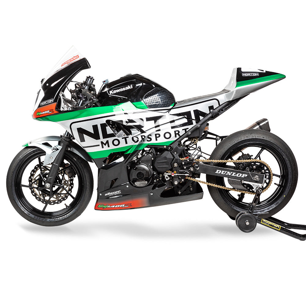 Hotbodies Racing Race Norton Motorsports GP Race Bodywork Kawasaki Ninja 400/500 2018-2024+ - Adventure Parts