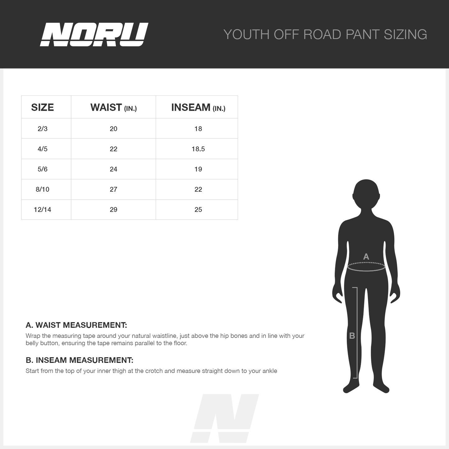 Noru JMX Youth Vented Motorcycle Pants - Adventure Parts