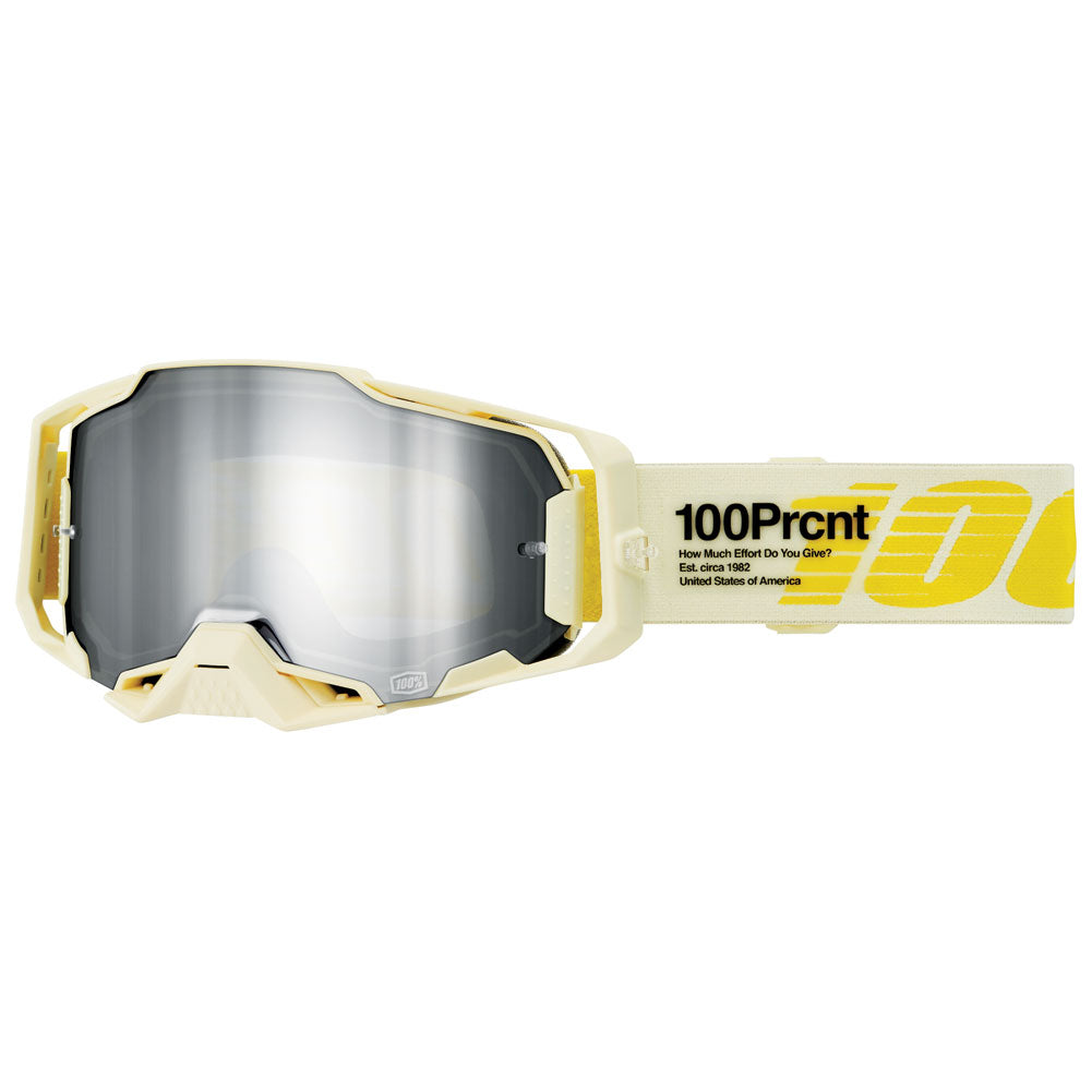100% Armega Goggle Barely Frame/Clear Lens - Adventure Parts