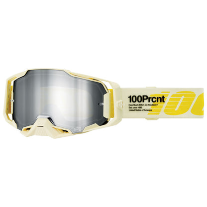 100% Armega Goggle Barely Frame/Clear Lens - Adventure Parts