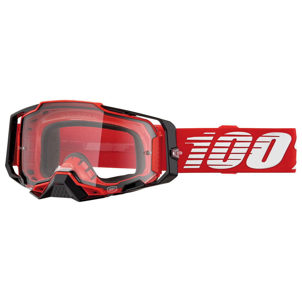 100% Armega Goggle Barely Frame/Clear Lens - Adventure Parts