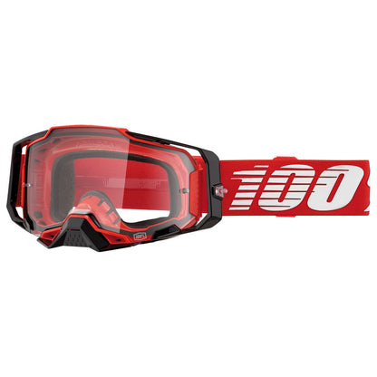 100% Armega Goggle Barely Frame/Clear Lens - Adventure Parts