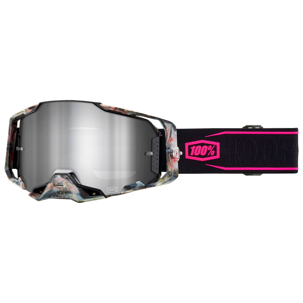 100% Armega Goggle Barely Frame/Clear Lens - Adventure Parts