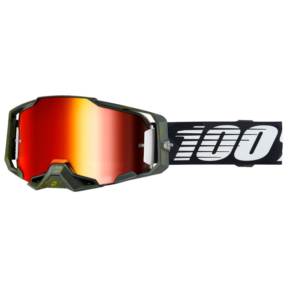 100% Armega Goggle Barely Frame/Clear Lens - Adventure Parts