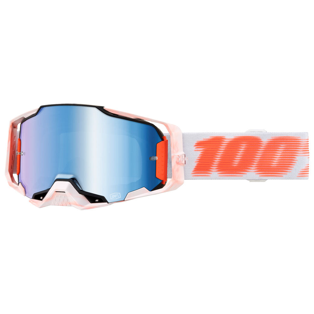 100% Armega Goggle Barely Frame/Clear Lens - Adventure Parts