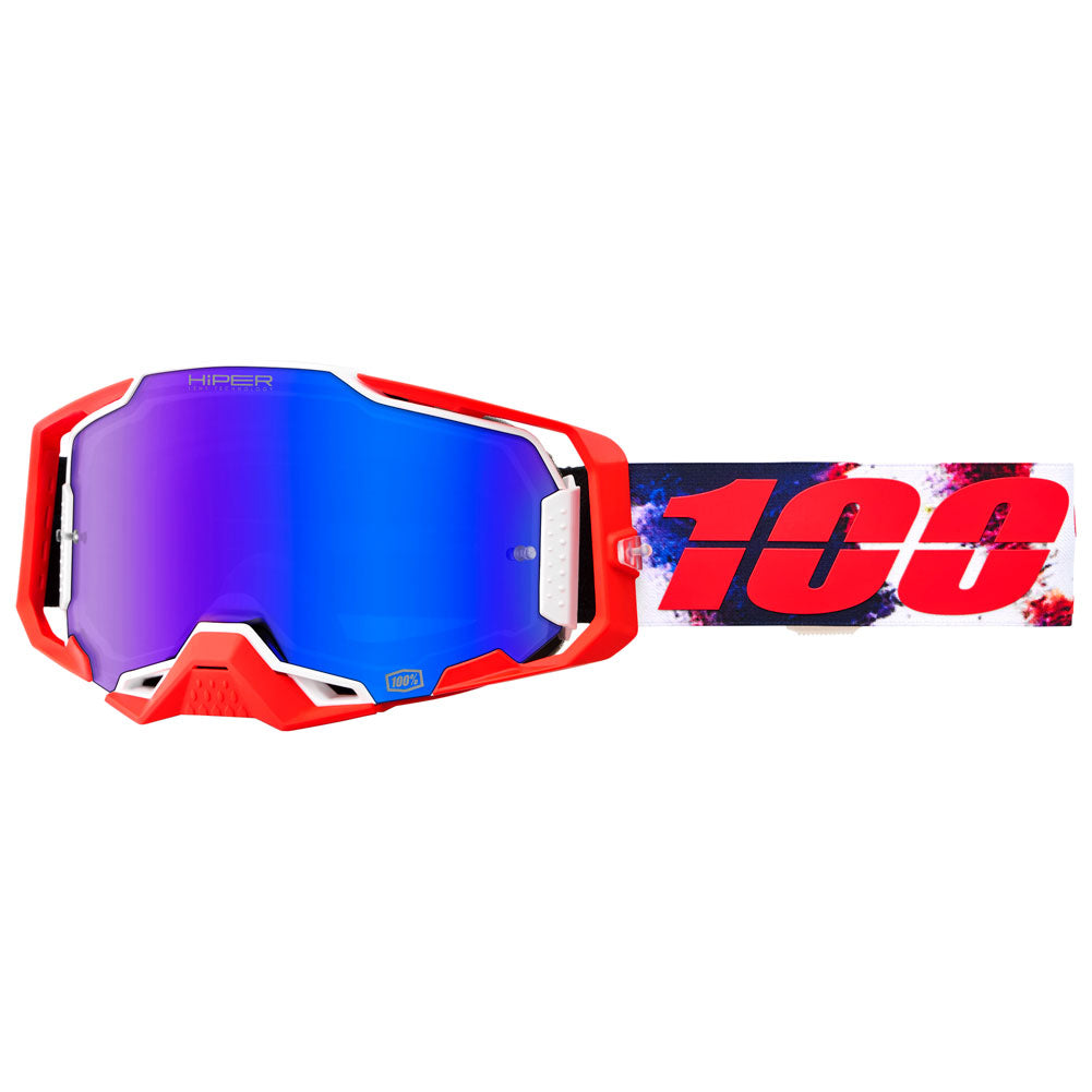 100% Armega Goggle Barely Frame/Clear Lens - Adventure Parts