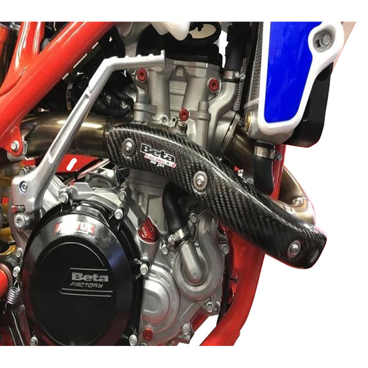 P3 Carbon Head Pipe Heat Shield Beta 430 RR 2015–2026