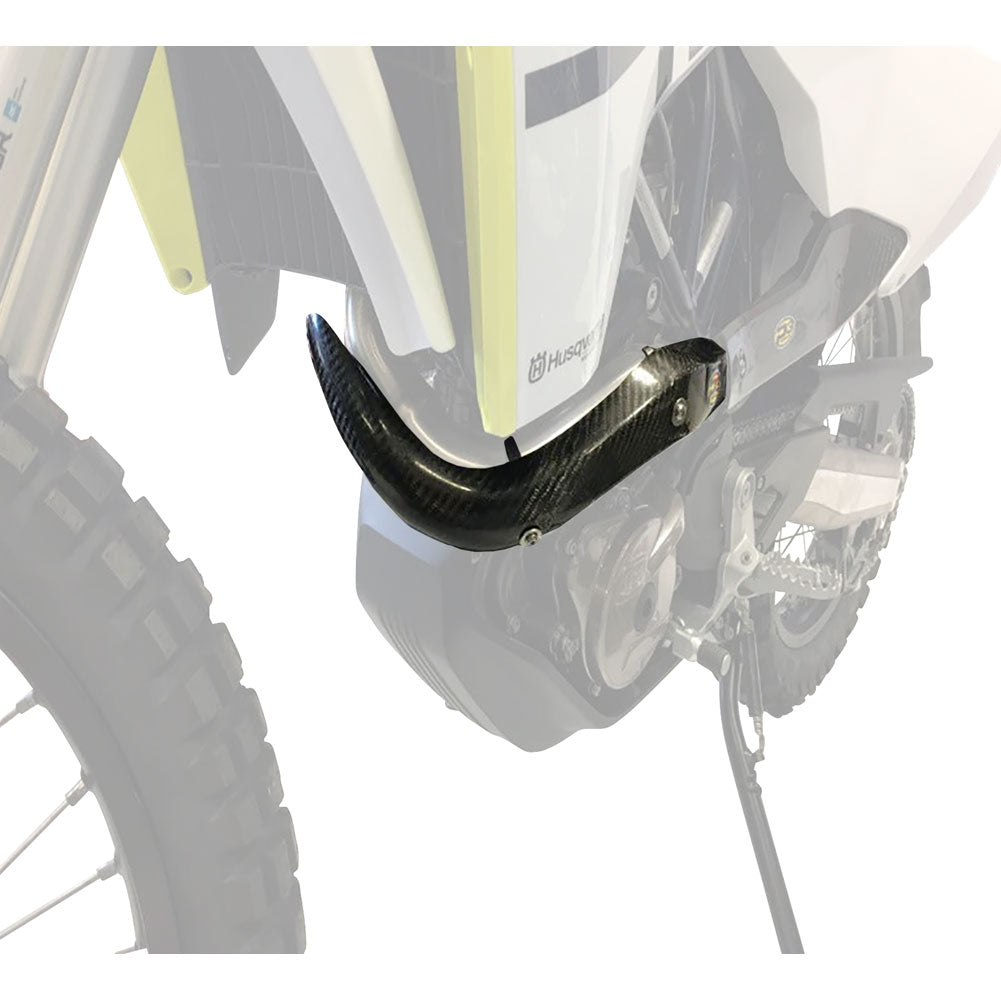 P3 Carbon Head Pipe Heat Shield Husqvarna 701 ENDURO 2016–2024