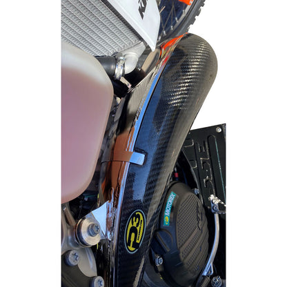 P3 Carbon MAXCoverage Pipe Guard GASGAS EC 250 (Fuel Injected) 2024–2026