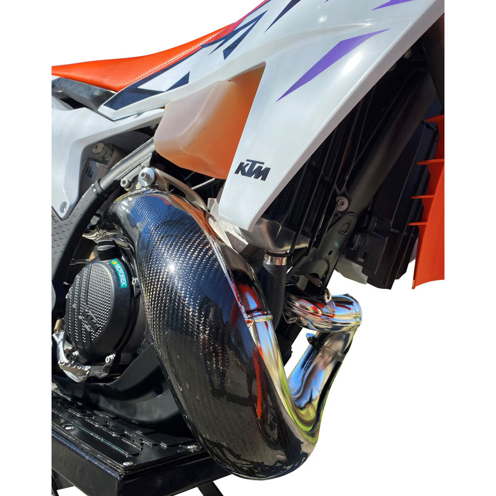P3 Carbon MAXCoverage Pipe Guard GASGAS EC 250 (Fuel Injected) 2024–2026