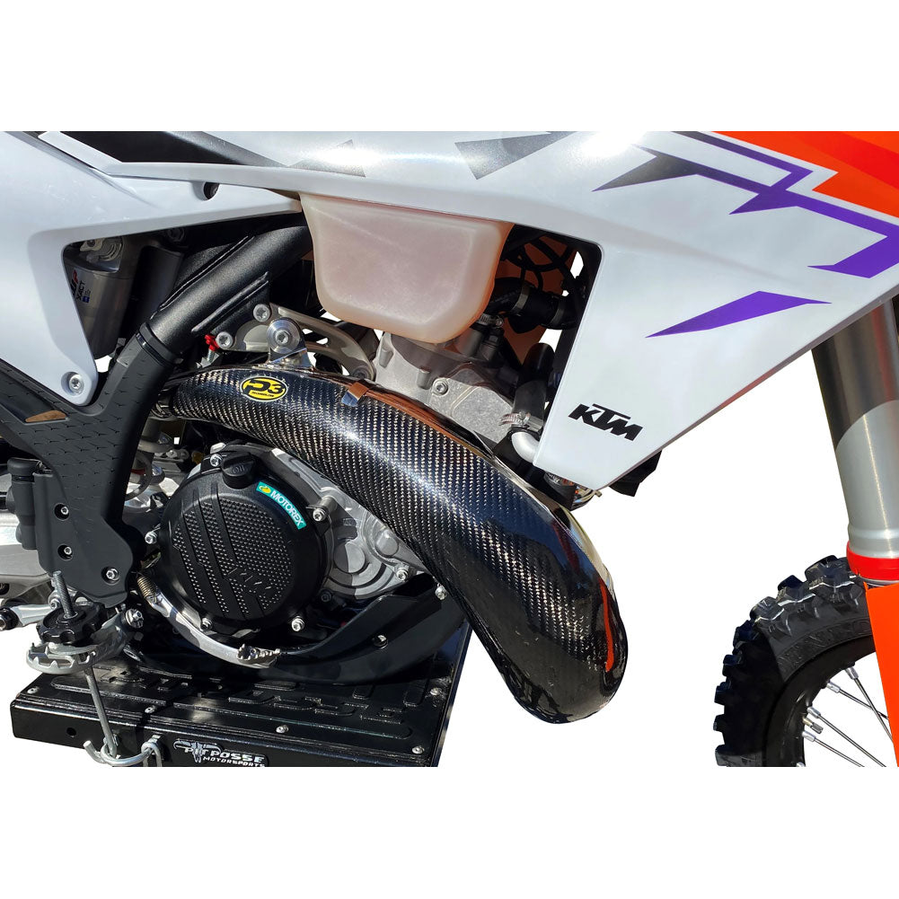 P3 Carbon MAXCoverage Pipe Guard GASGAS EC 250 (Fuel Injected) 2024–2026