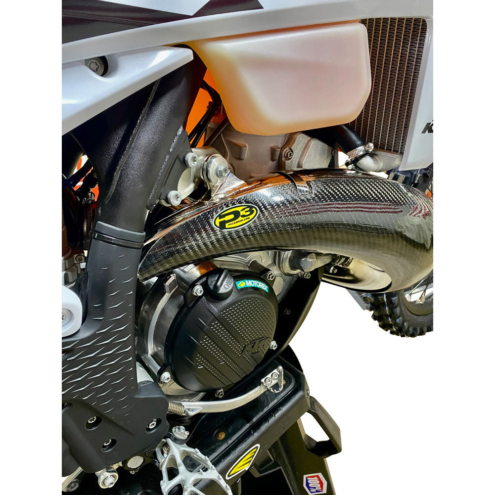 P3 Carbon MAXCoverage Pipe Guard GASGAS EC 250 (Fuel Injected) 2024–2026