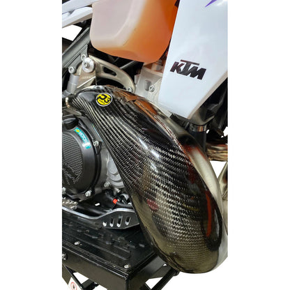 P3 Carbon MAXCoverage Pipe Guard GASGAS EC 250 (Fuel Injected) 2024–2026