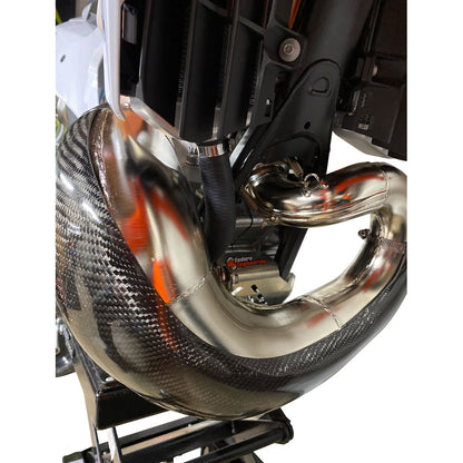 P3 Carbon MAXCoverage Pipe Guard GASGAS EC 250 (Fuel Injected) 2024–2026