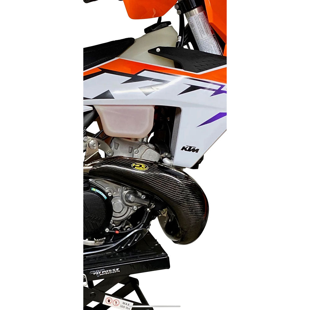 P3 Carbon MAXCoverage Pipe Guard GASGAS EC 250 (Fuel Injected) 2024–2026