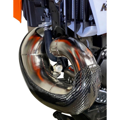 P3 Carbon MAXCoverage Pipe Guard GASGAS EC 250 (Fuel Injected) 2024–2026