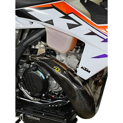 P3 Carbon MAXCoverage Pipe Guard GASGAS EC 250 (Fuel Injected) 2024–2026