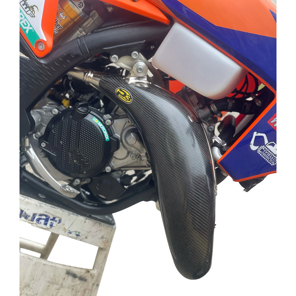 P3 Carbon MAXCoverage Pipe Guard GASGAS MC 125 2024–2026