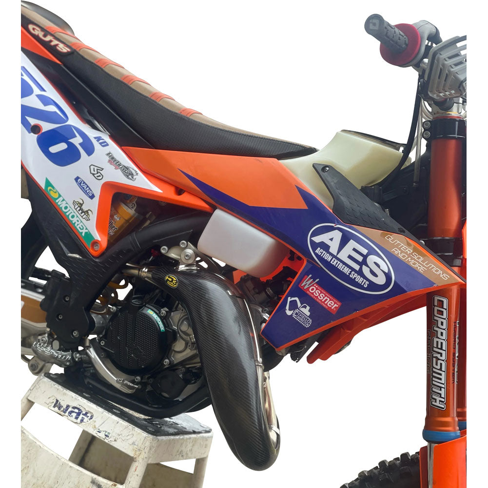 P3 Carbon MAXCoverage Pipe Guard GASGAS MC 125 2024–2026