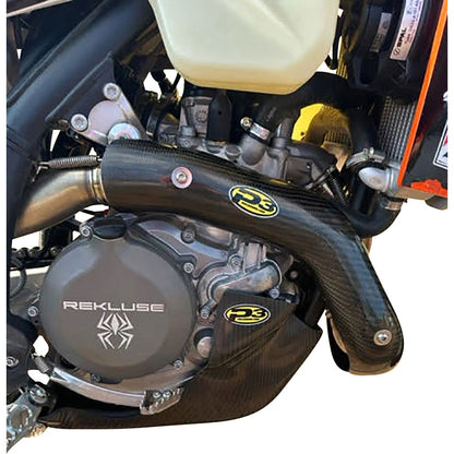 P3 Carbon MAXCoverage Head Pipe Heat Shield GASGAS EC 450F 2024–2025