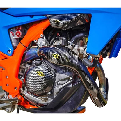 P3 Carbon Head Pipe Heat Shield GASGAS EX 250F 2023-2026