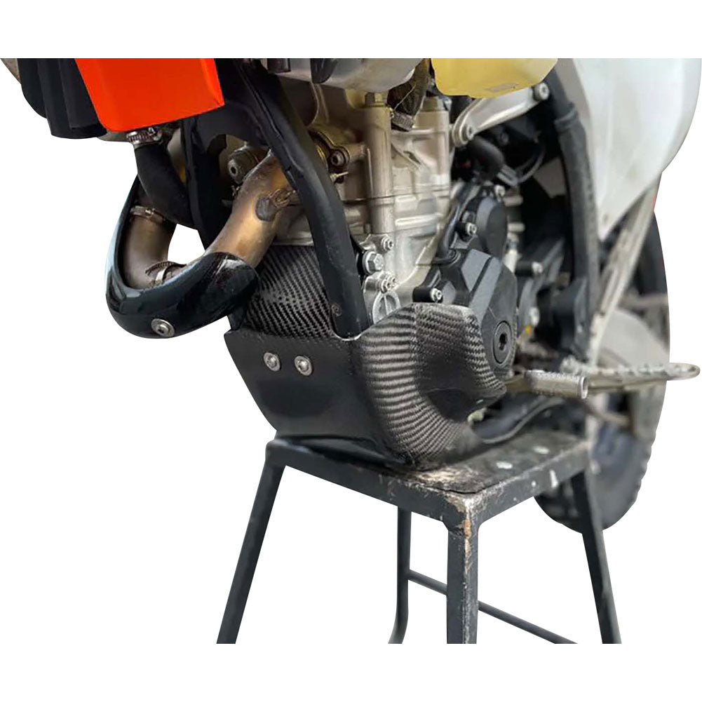P3 Carbon Skid Plate with Linkage Guard KTM 250 SX-F 2022–2027