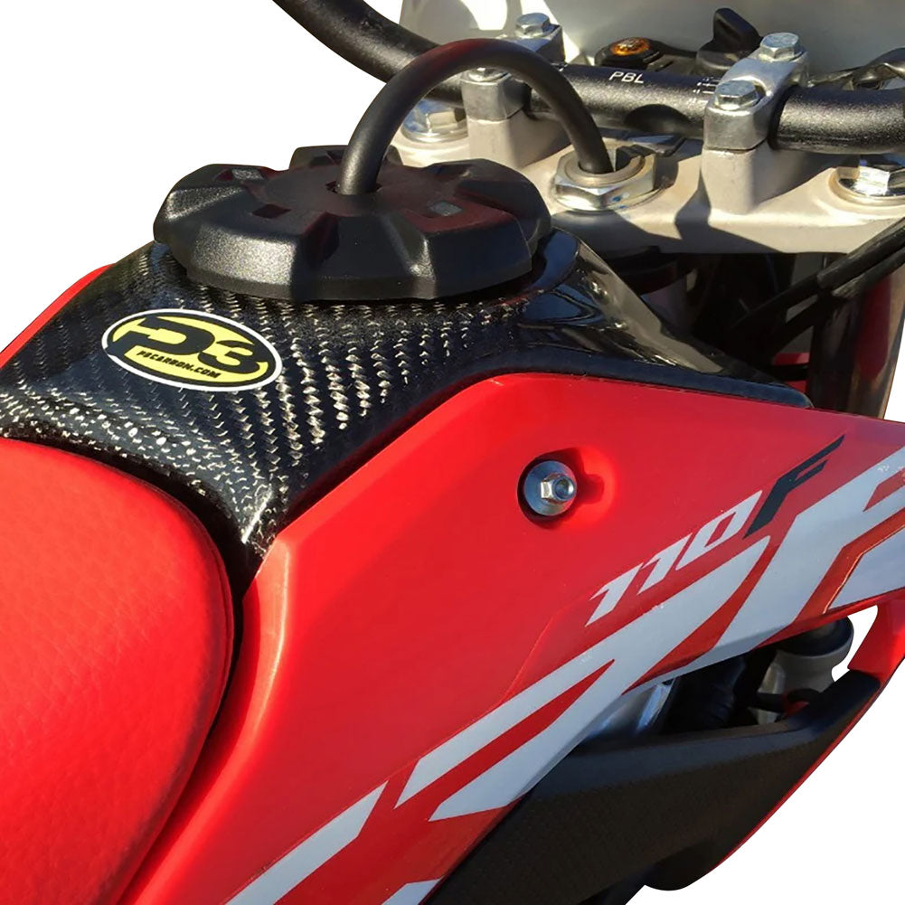 P3 Carbon Fuel Tank Cover Honda CRF110F 2019–2026