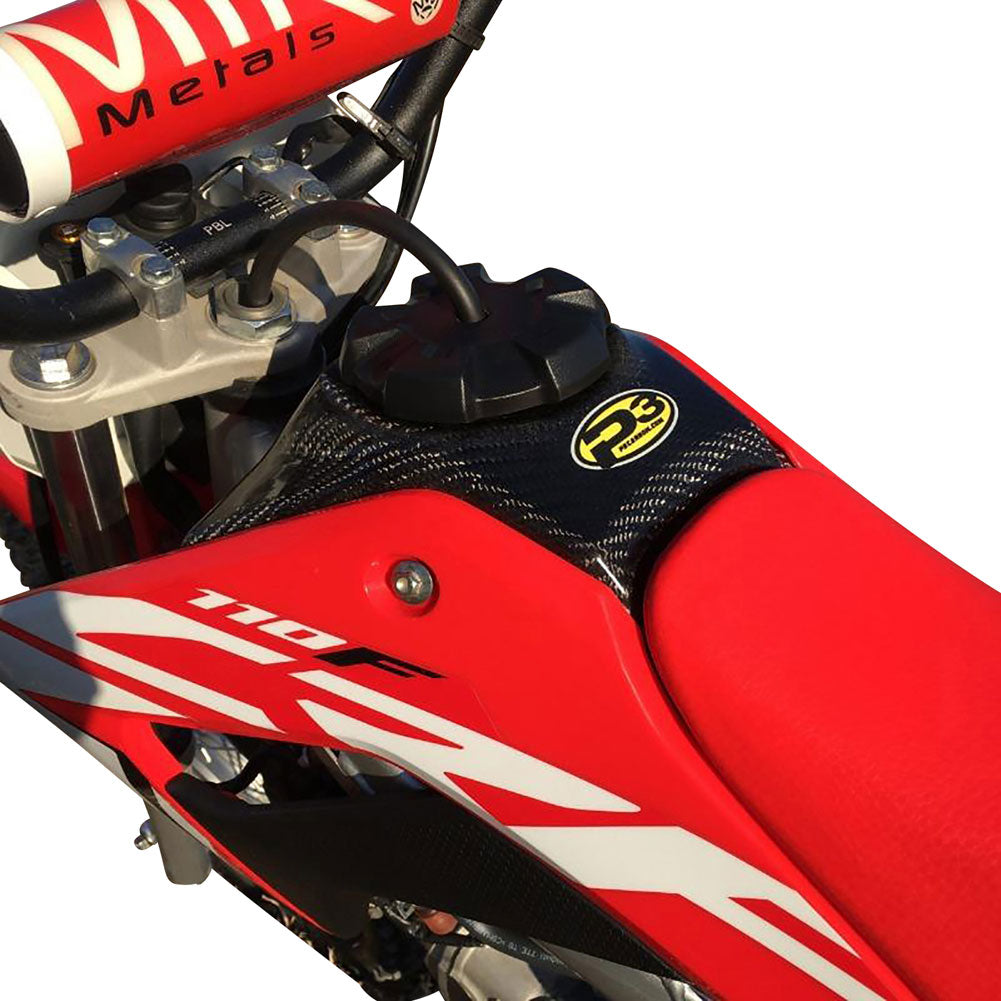P3 Carbon Fuel Tank Cover Honda CRF110F 2019–2026