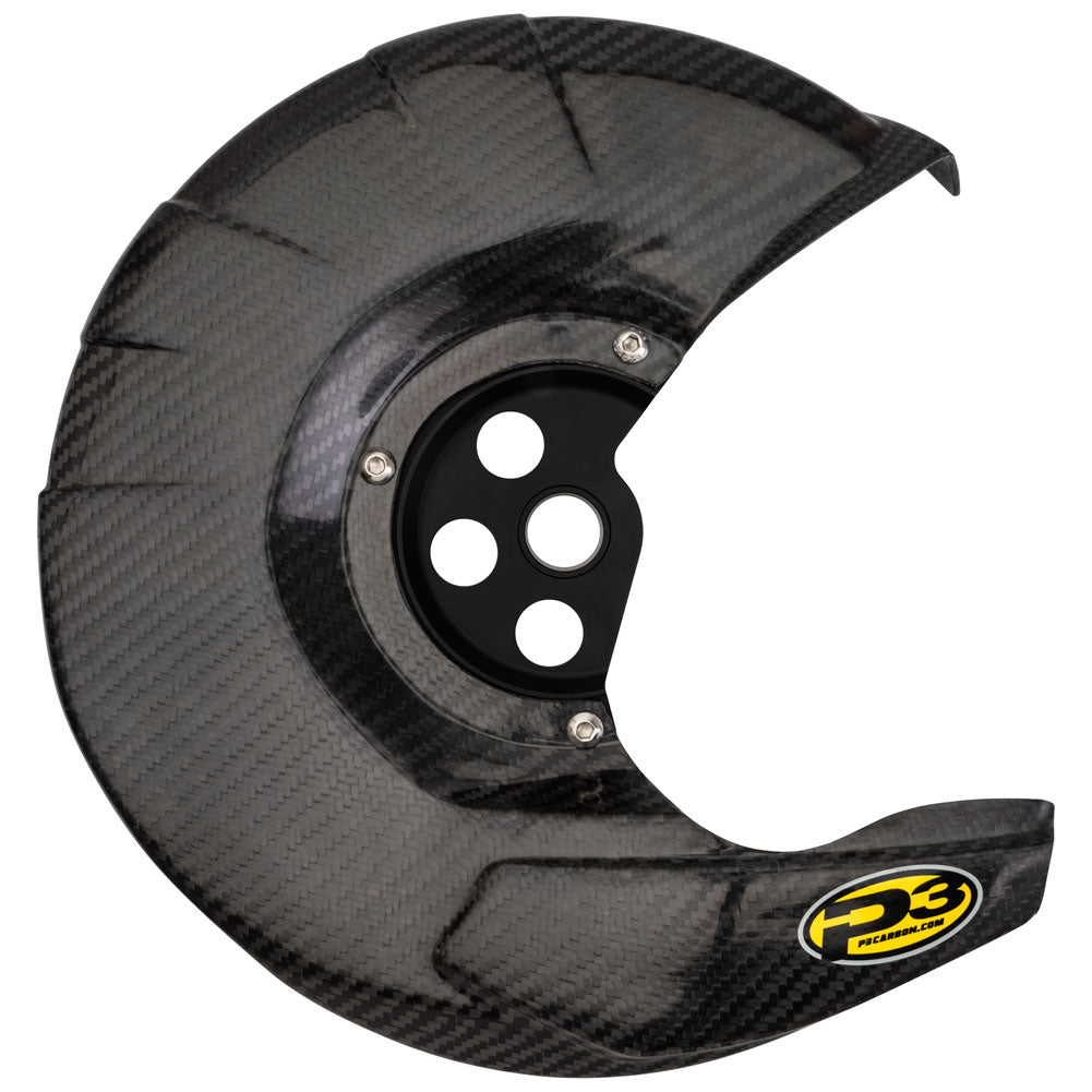 P3 Carbon Front Brake Disc Guard Kit GASGAS EC 250 (Fuel Injected) 2021-2026