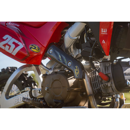 P3 Carbon Head Pipe Heat Shield Honda CRF110F 2019–2026
