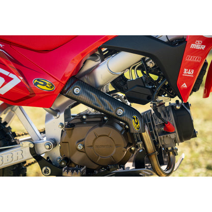 P3 Carbon Head Pipe Heat Shield Honda CRF110F 2019–2026