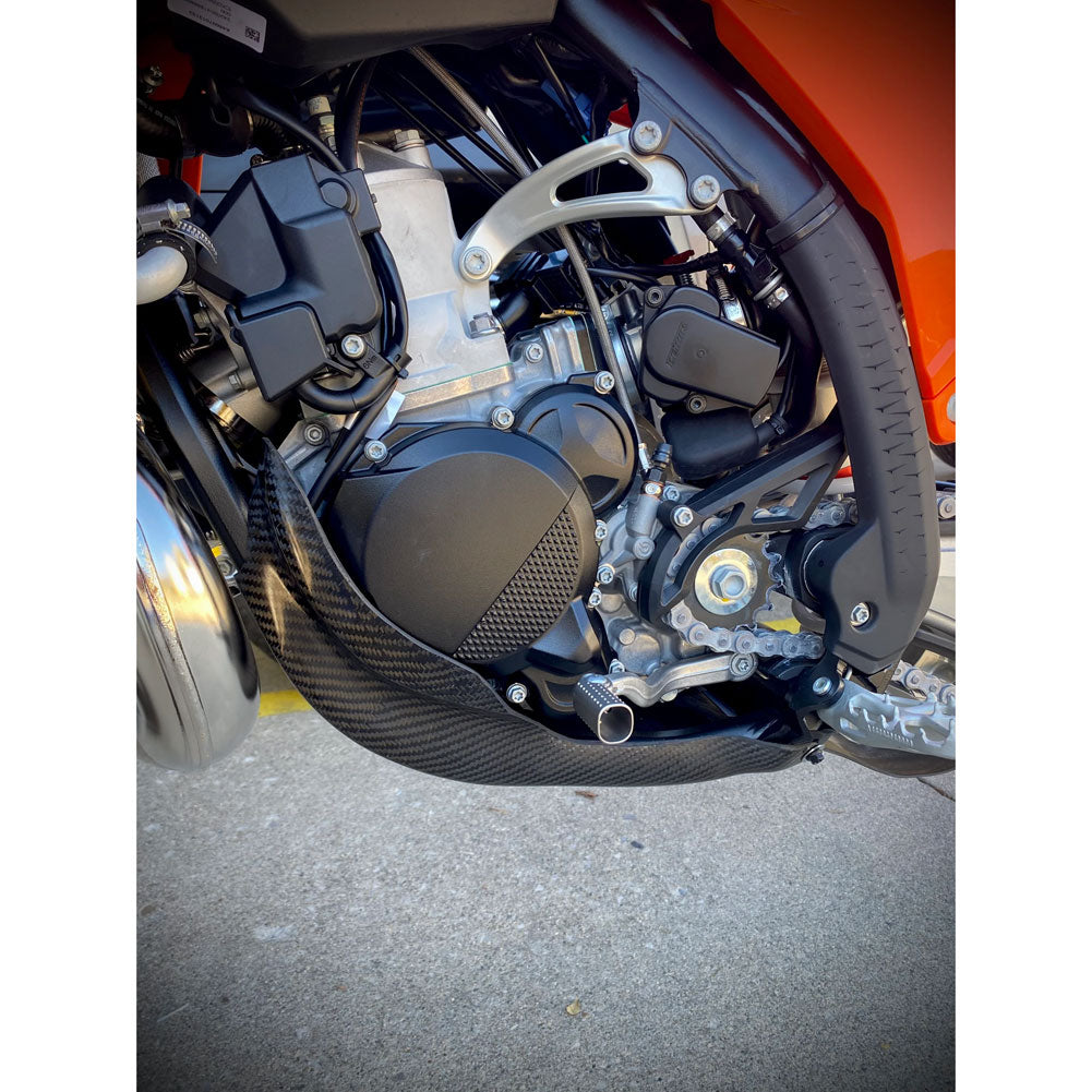 P3 Carbon Skid Plate with Linkage Guard KTM 250 SX (Fuel Injected) 2025–2027