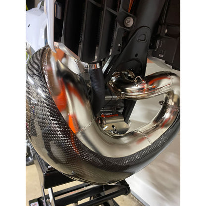 P3 Carbon MAXCoverage Rhino Pipe Guard GASGAS MC 300 2024-2026