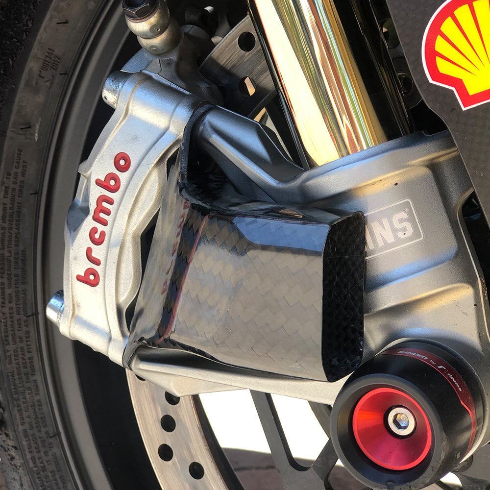 Hotbodies Racing Carbon Fiber Brake cooling ducts 400g Ducati Panigale V4/S/Speciale/R 2018-2021 - Adventure Parts