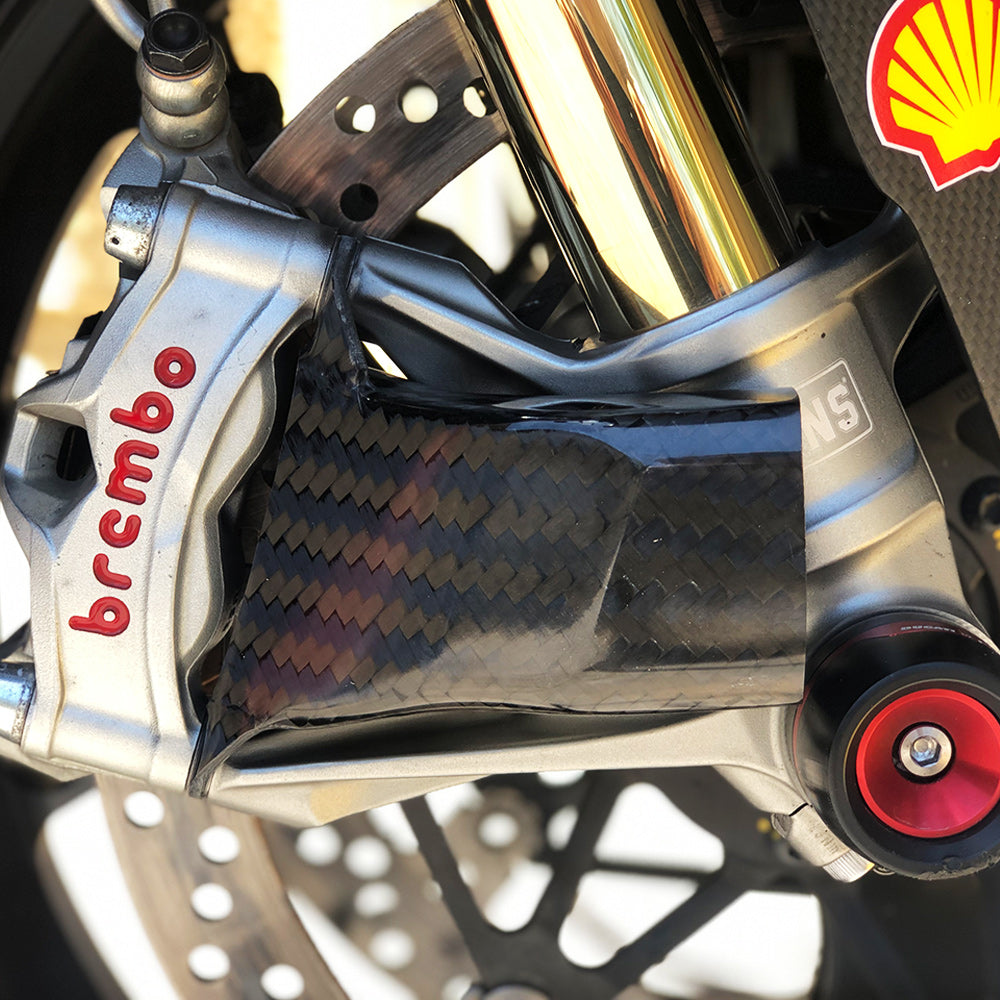 Hotbodies Racing Carbon Fiber Brake cooling ducts 400g Ducati Panigale V4/S/Speciale/R 2018-2021 - Adventure Parts