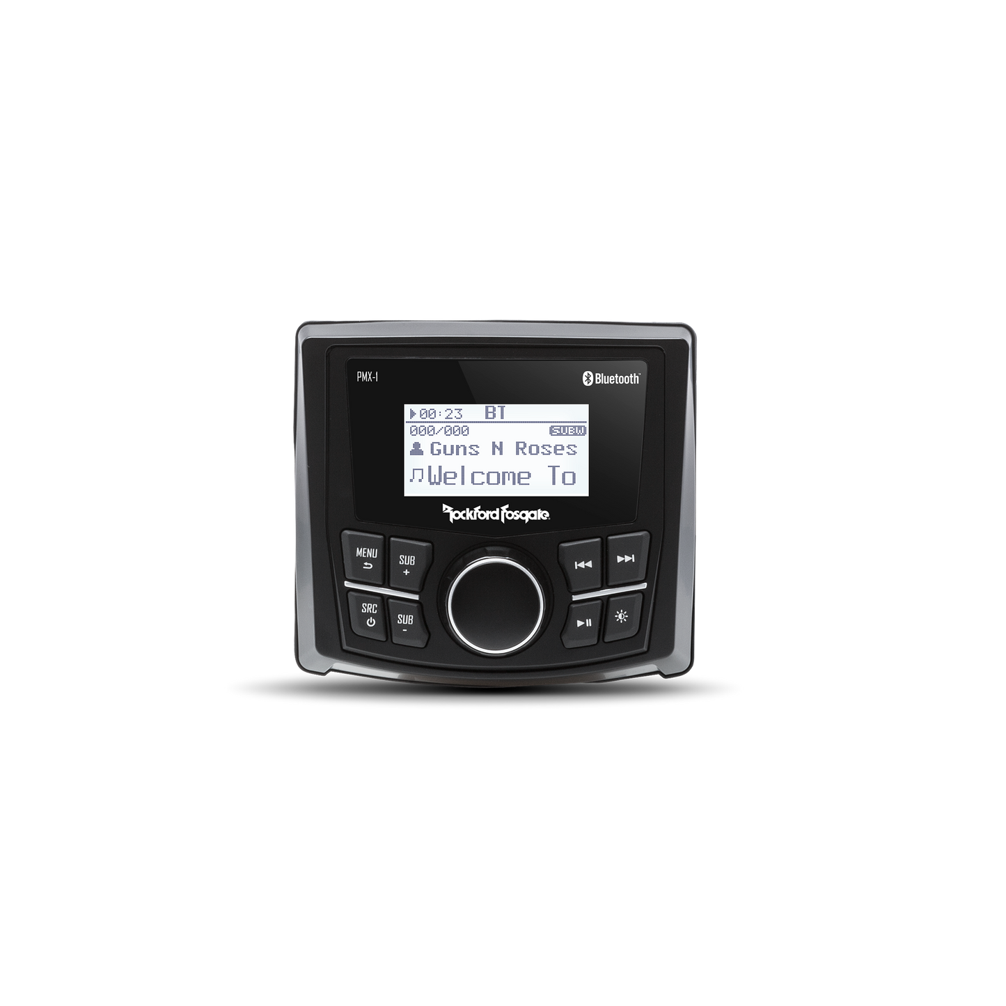 Rockford Fosgate Punch Marine Grade Media Receiver with 2.3" Dot Matrix Display