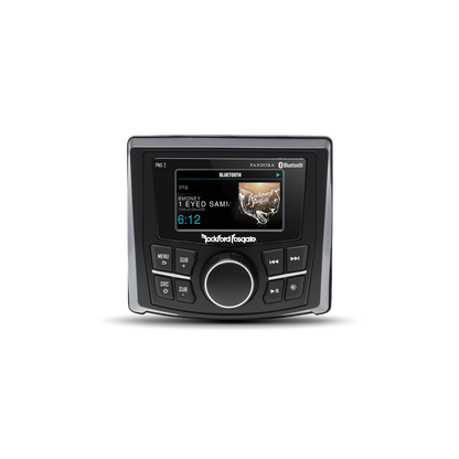 Rockford Fosgate Punch Marine Compact AM/FM/WB Digital Media Receiver 2.7" Display