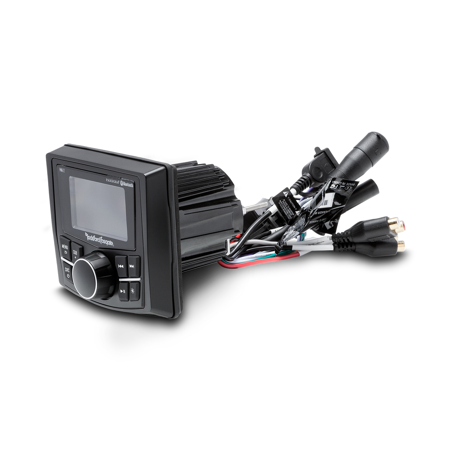 Rockford Fosgate Punch Marine Compact AM/FM/WB Digital Media Receiver 2.7" Display