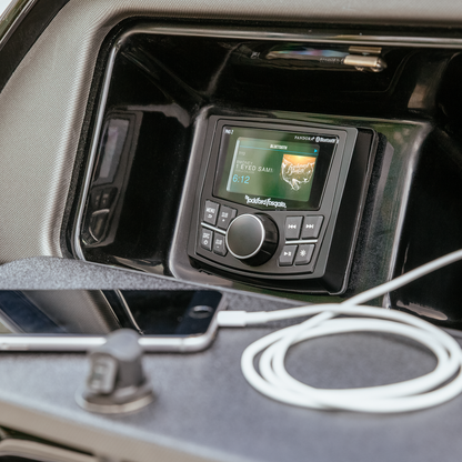 Rockford Fosgate Punch Marine Compact AM/FM/WB Digital Media Receiver 2.7" Display