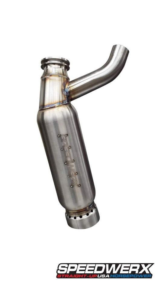 Speedwerx L2 Competition Series Lightweight Muffler Stainless Steel Polaris 850 Patriot Boost RMK/VR1/Assault 2022-2025 - Adventure Parts