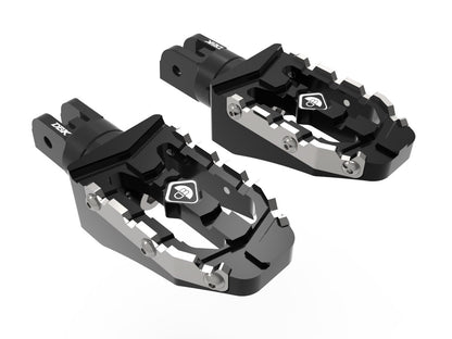 DBK Adjustable Off-Road Pilot Pedals Kit (Ø6mm Pin) Ducati Diavel 2011-2022