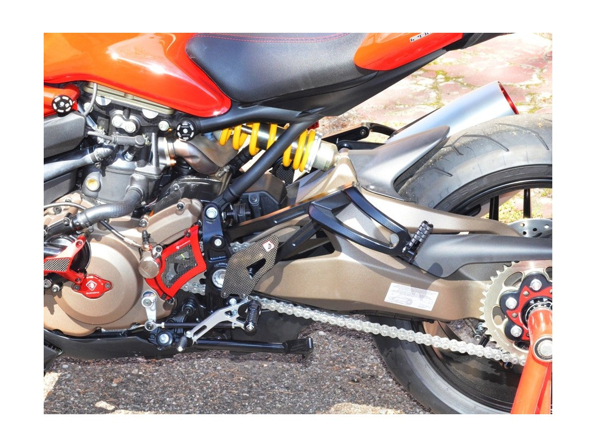 DBK Kit Passenger Pegs Ducati Monster 2014-2017 - Adventure Parts