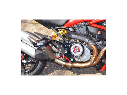 DBK Kit Passenger Pegs Ducati Monster 2014-2017 - Adventure Parts