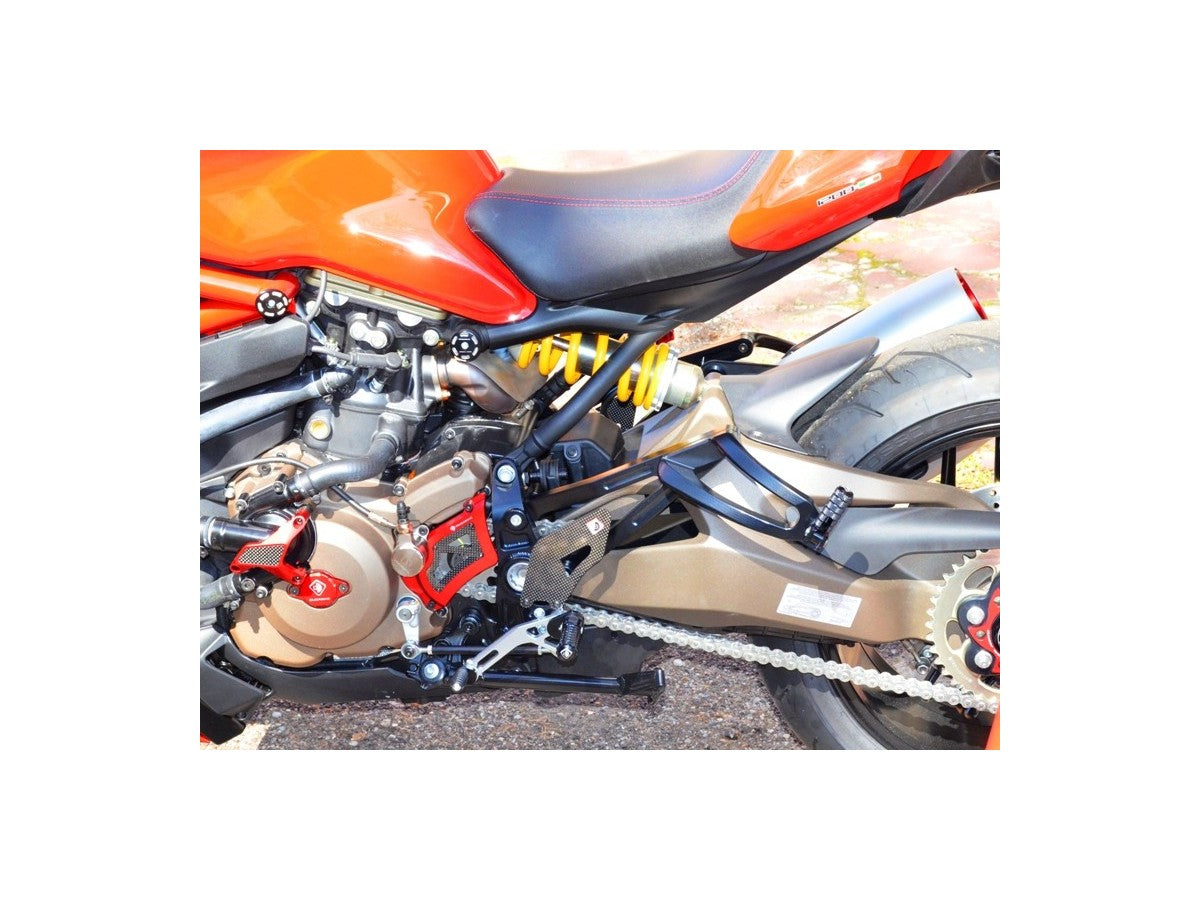 DBK Kit Passenger Pegs Ducati Monster 2014-2017 - Adventure Parts