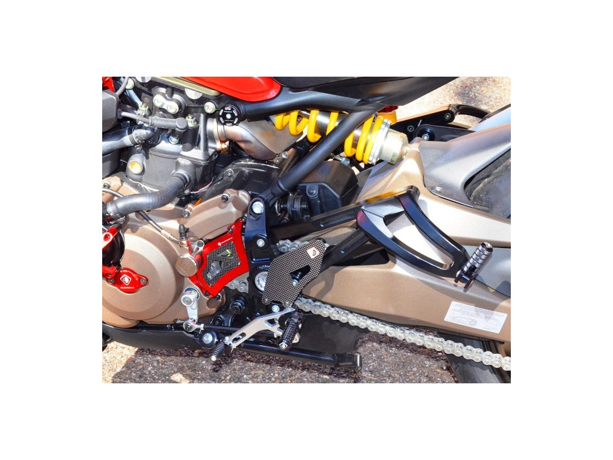 DBK Kit Passenger Pegs Ducati Monster 2014-2017 - Adventure Parts