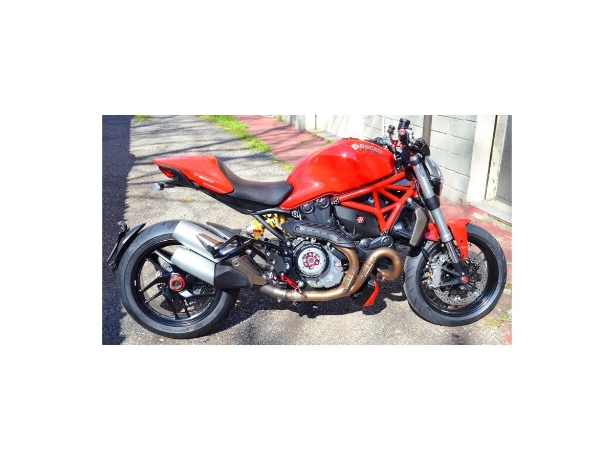 DBK Kit Passenger Pegs Ducati Monster 2014-2017 - Adventure Parts